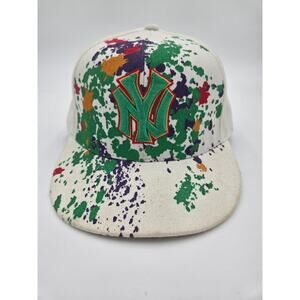 American Needle NY Yankees Graffiti Hat 7 1/2 Pro Model Cooperstown